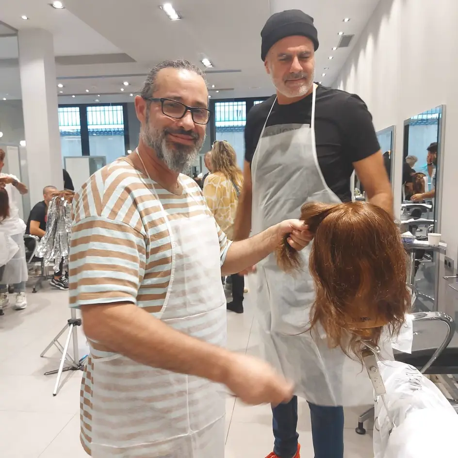 רמי בהשתלמות מקצועית עם מדריך